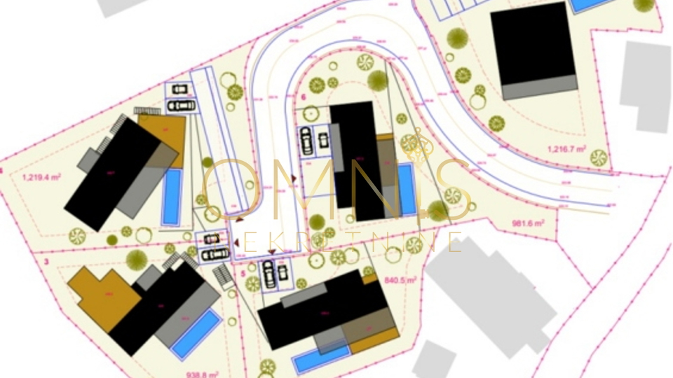 Mihotići - building land 6854m2 + project